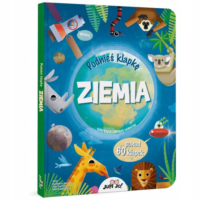 

Podnieś Klapkę Ziemia książka z okienkami