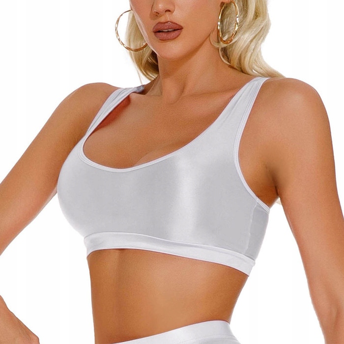 Seksowny olejowy TOP One Size 7026 One Size Biały