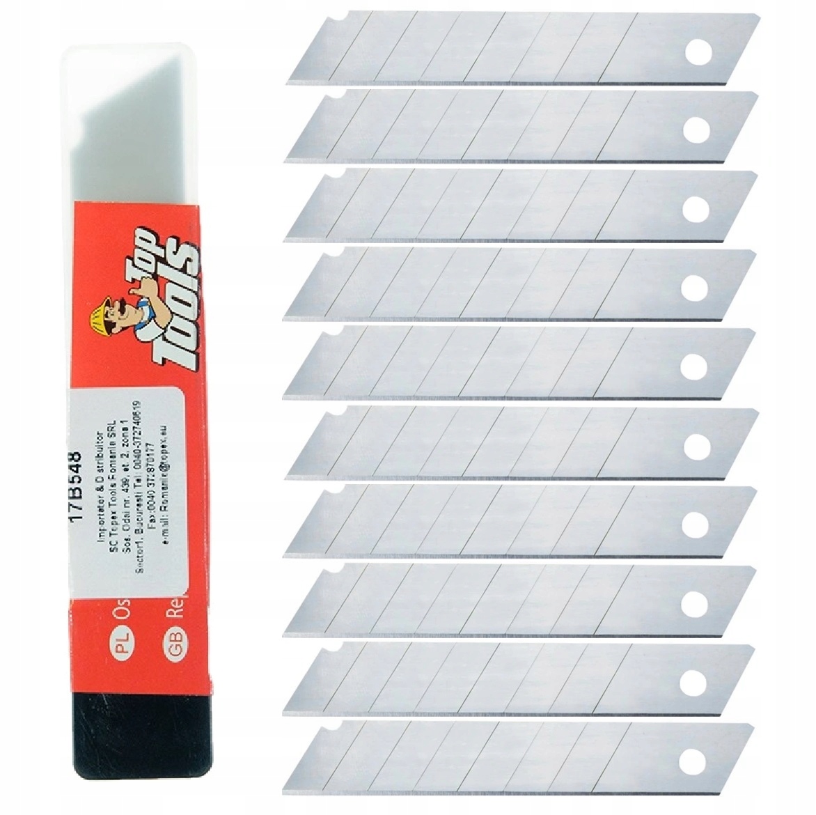 

Ostrza Do Noża Ostrze Wymienne Łamane 18mm 10szt