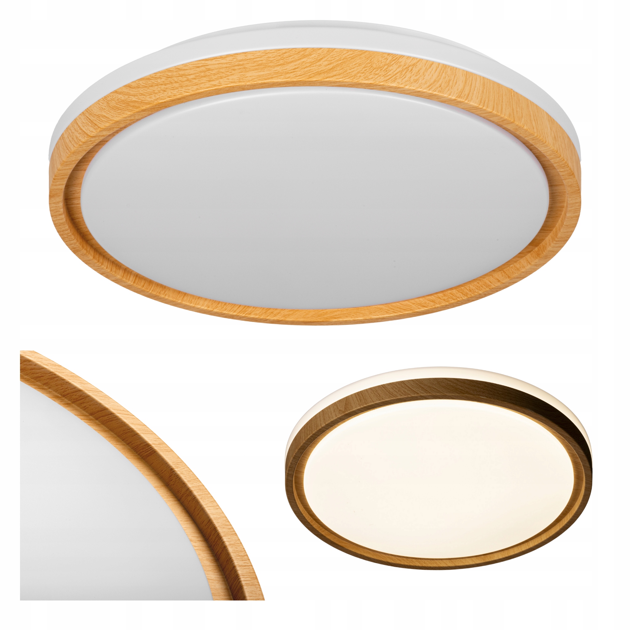 Duży Plafon Led 24W lampa sufitowa okrągła 40cm 1460lm LL Venid