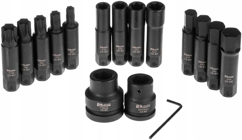 ZESTAW NASADEK TORX IMBUS UDAR 16el RICHMANN C4035 Marka RICHMANN