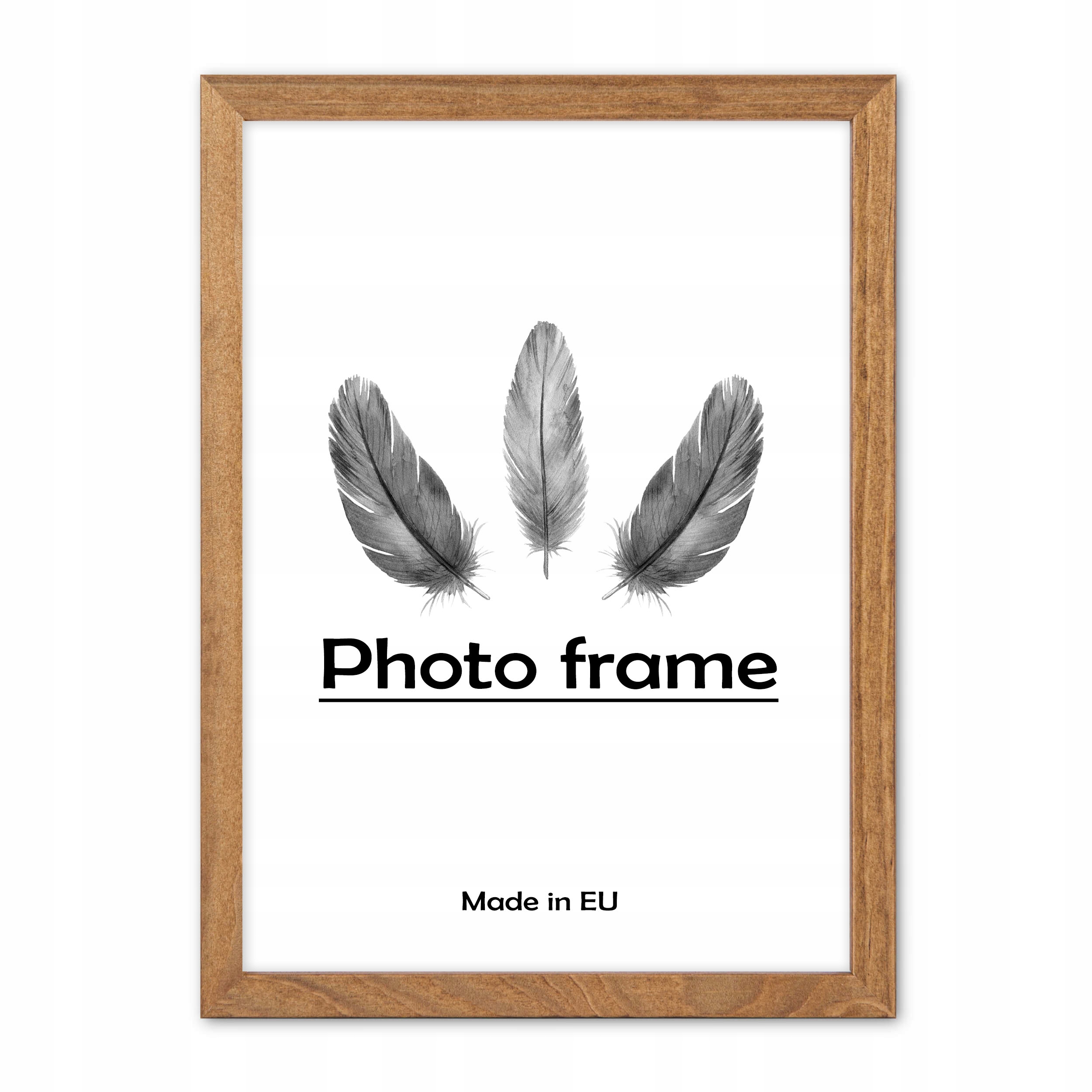 

Ramka Na Zdjęcia Drewniana Foto Rama 13x18 Brązowa