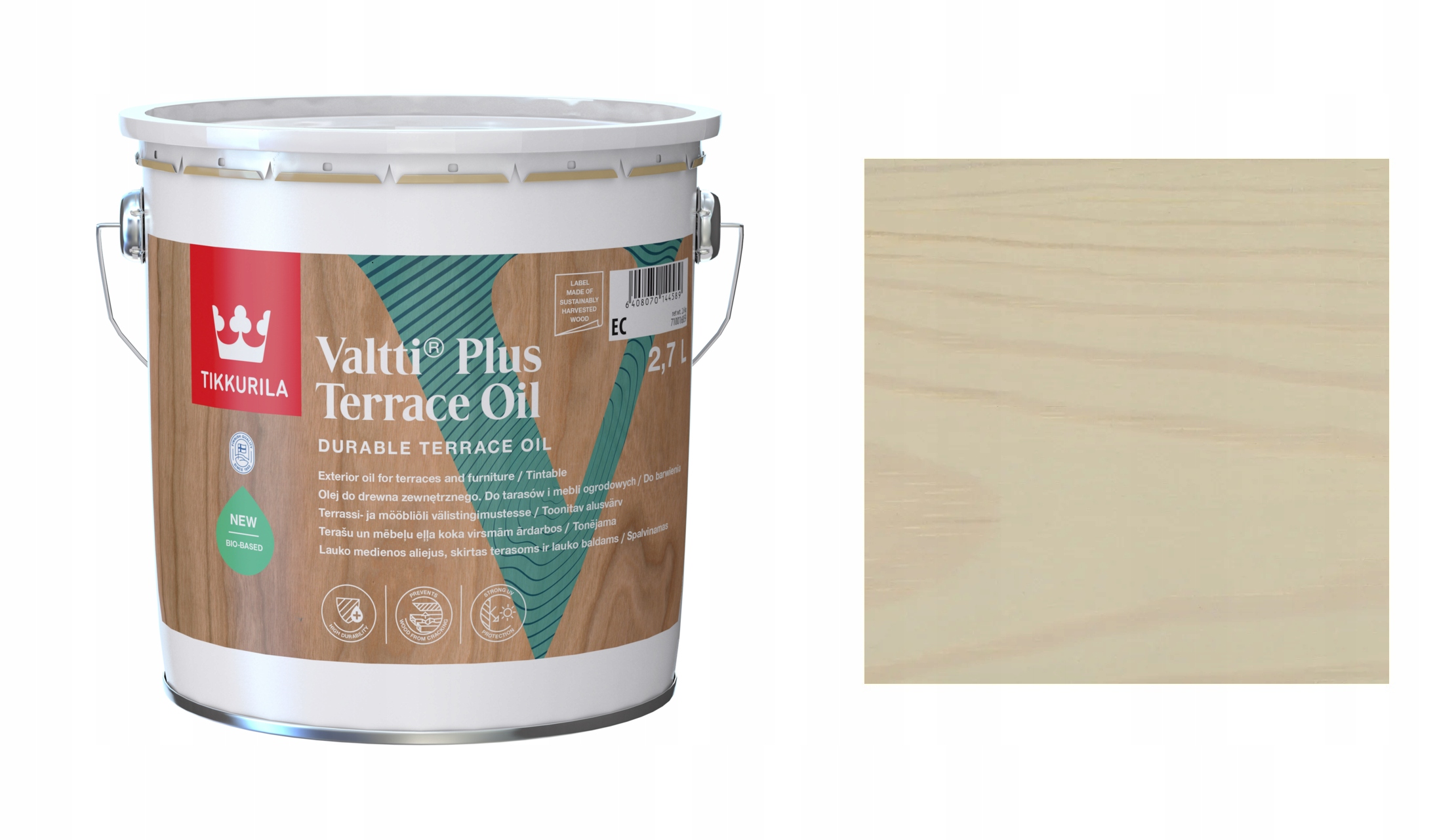 TIKKURILA VALTTI PLUS TERRACE OIL 2,7L 5140 OLEJ DO TARASÓW