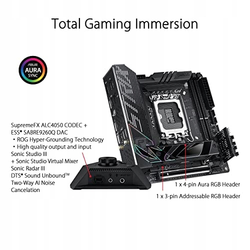 ASUS ROG Strix Z790-I Gaming WiFi Płyta Główna DDR5 mini-ITX — miniatura 4