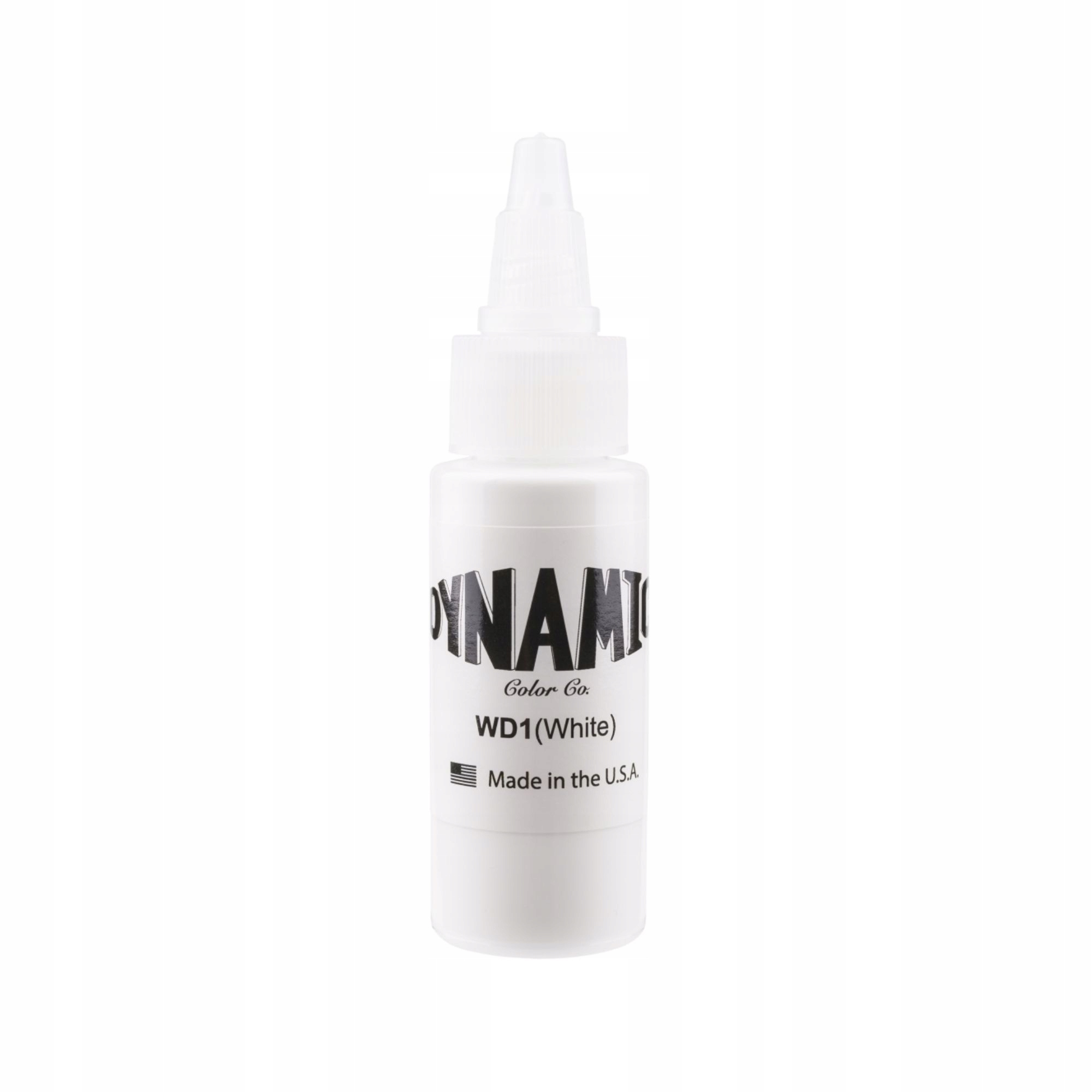 Dynamic White 30 ml Barva pro výuku tetování Inkoust Pro učení Bílá
