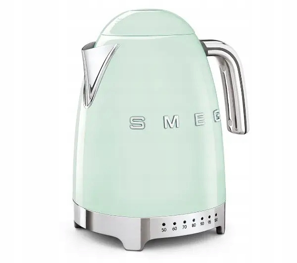 Czajnik elektryczny Smeg regulacja temperatury 2400 W 1,7 l zielony