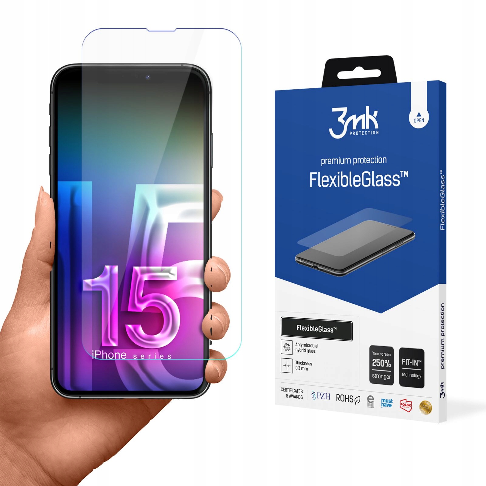 Apple Iphone 15 Plus 3MK Flexibleglass