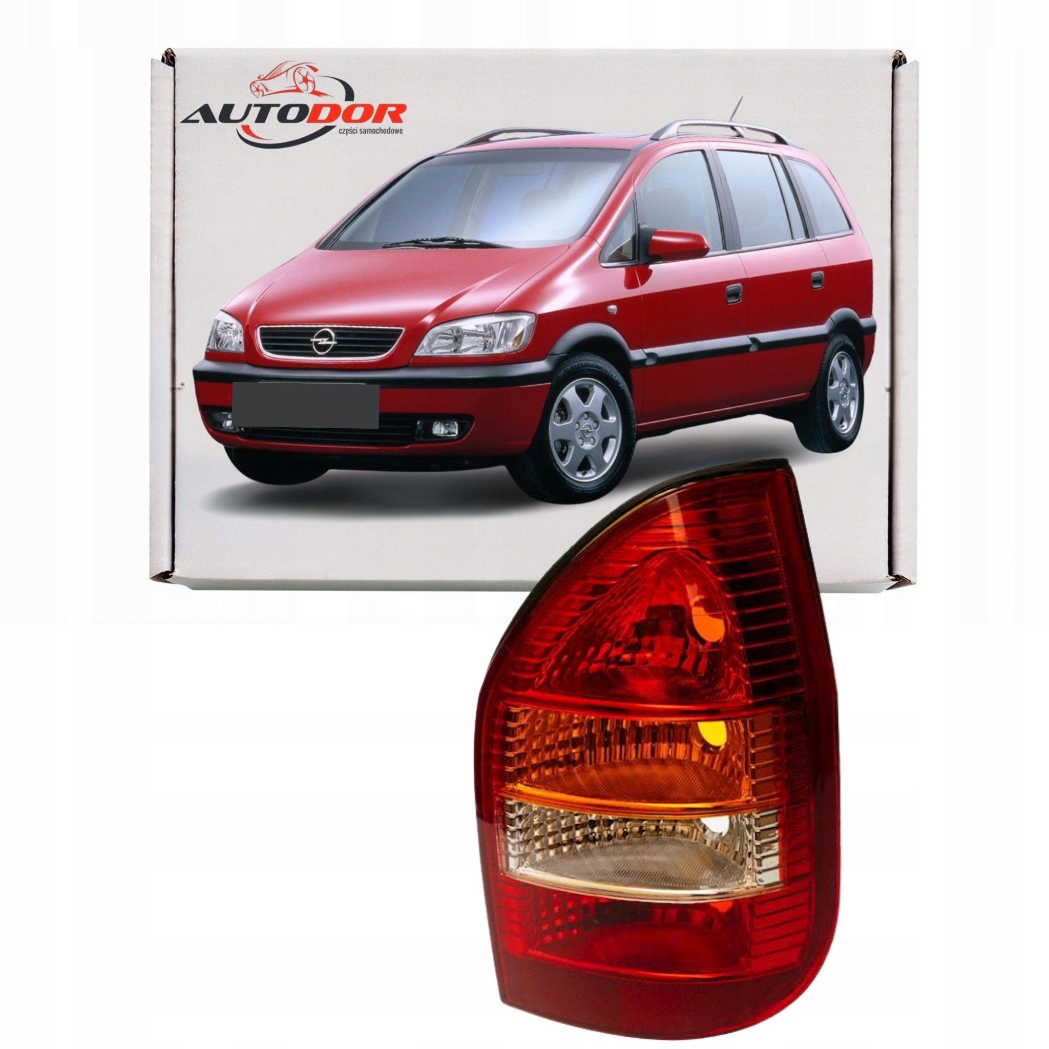Opel Zafira A 1999-2002, Zadní Světlo Červeno-žluté, Pravé, Nové 6223030