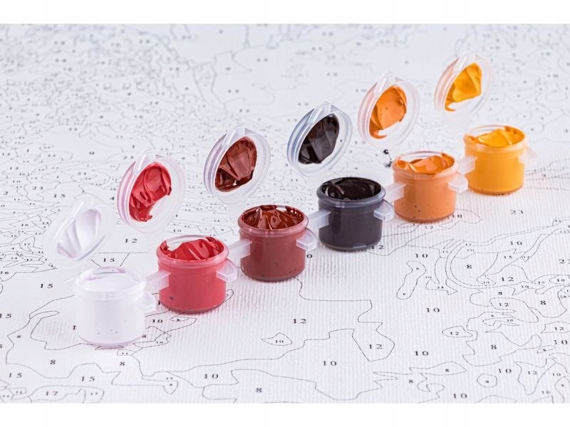 OBRAZ MALOWANIE PO NUMERACH RAMA 40x50cm BALETNICA Wiek dziecka 0 +