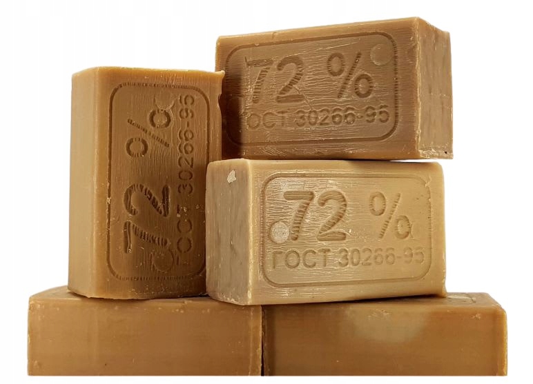 

Szare Mydło 72% Poleskie całe pudło aż 48szt 200g
