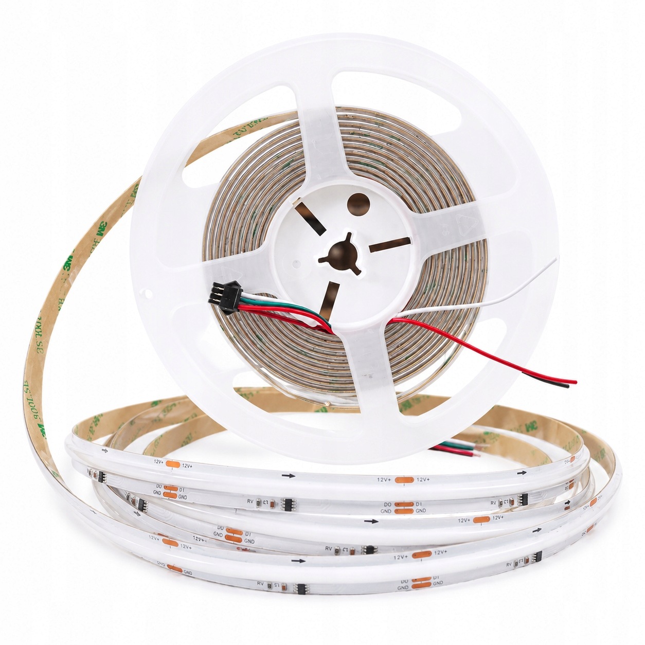 Led pásek Cob Pro Digitální Rgbic WS2811 12V Vícebarevný 576 LED/m IP20 5 m