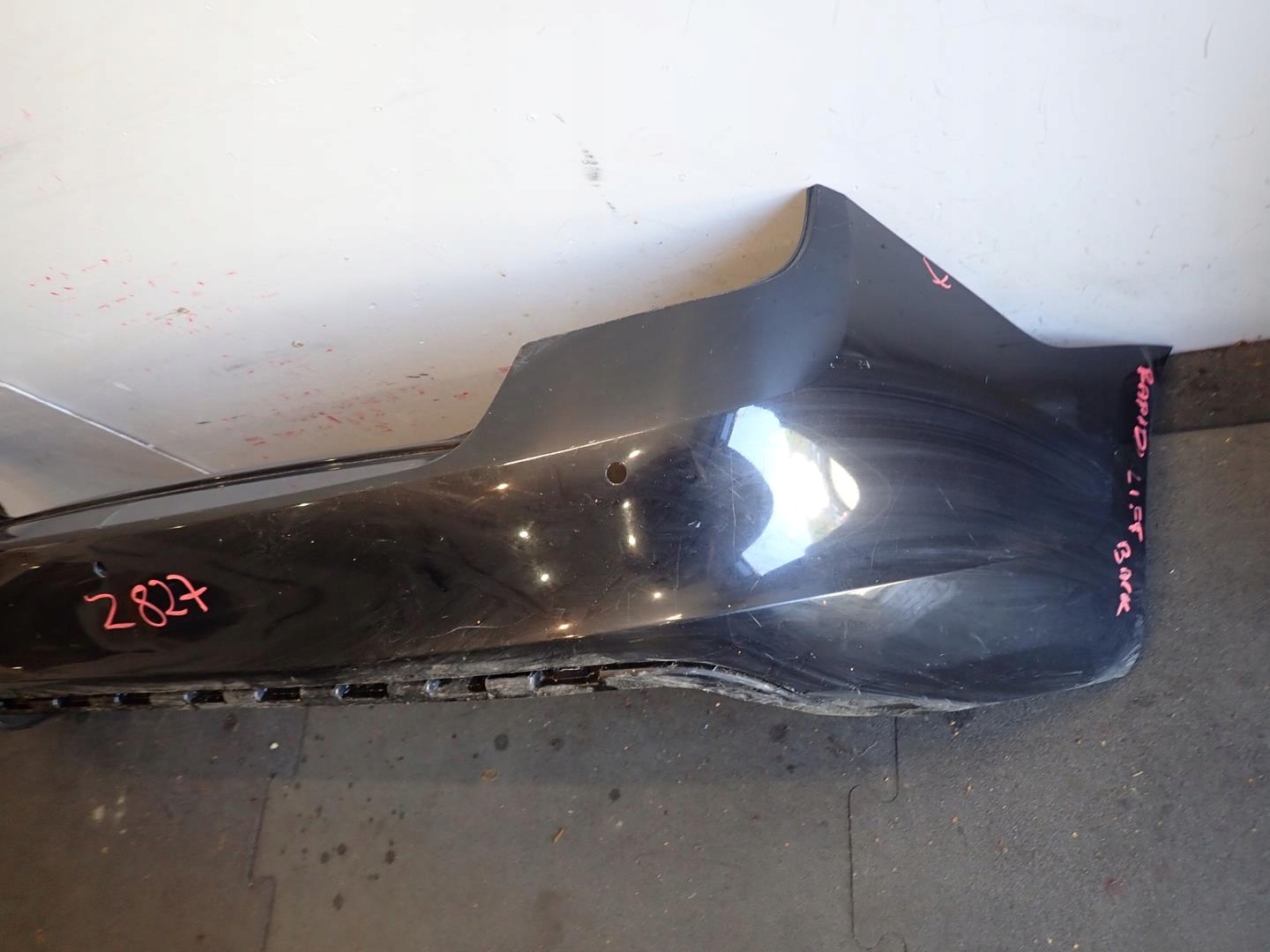 bumper rear part rear SKODA RAPID LIFTBACK 2012- 5JH807421B