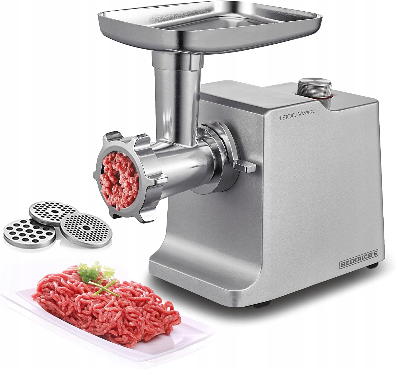 MOCNA ELEKTRYCZNA MASZYNKA DO MIELENIA MIĘSA 3 SITA NIEMIECKA