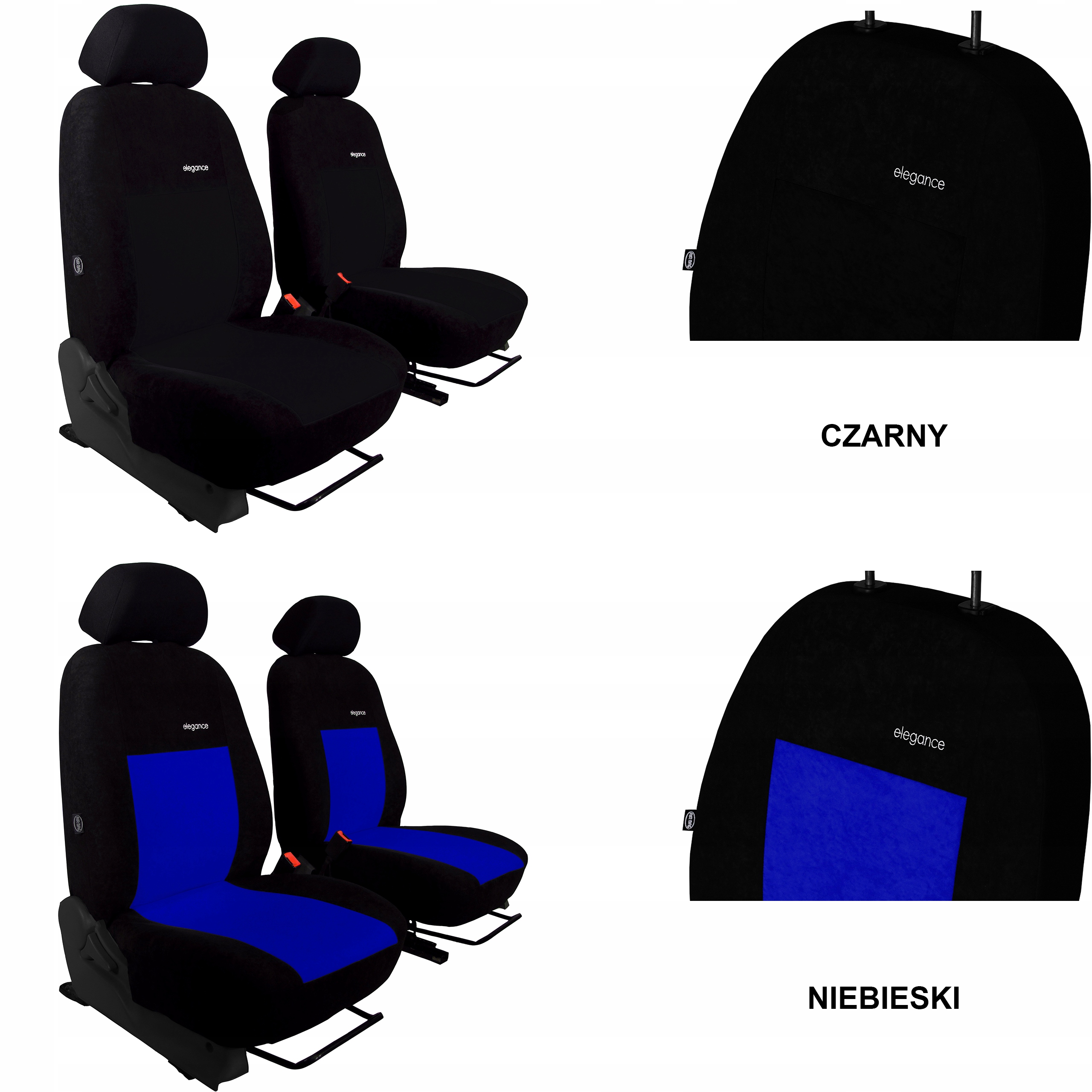 WELUROWE POKROWCE MIAROWE do RENAULT TRAFIC 2 1+1 Materiał welur