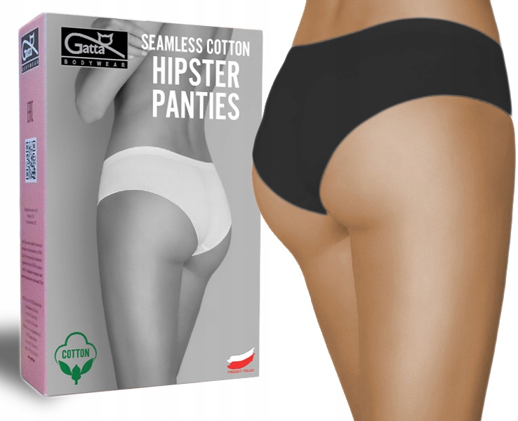 

Figi, majtki Gatta Hipster Panties bawełna black S