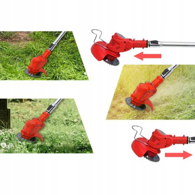 CORDLESS WEED EATER,3-IN-1 LIGHTWEIGHT PUSH GRASS STRING TRIMMER EDGER Waga produktu z opakowaniem jednostkowym 2 kg
