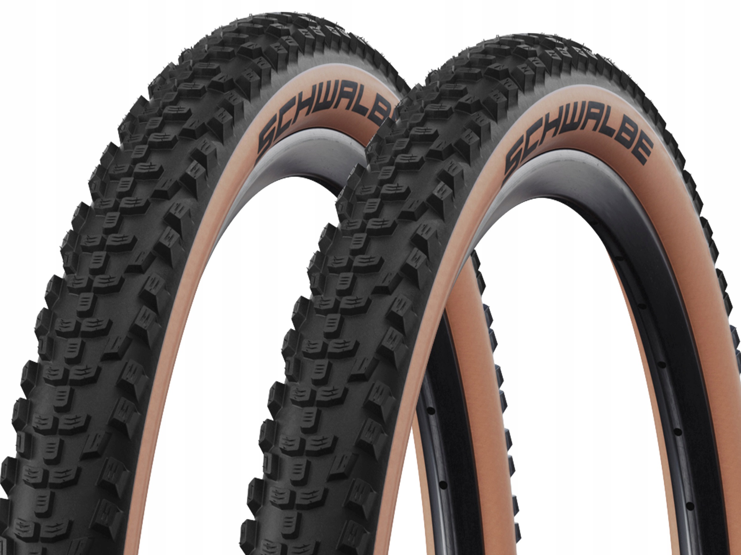 Komplet 2 sztuk opon rowerowych Mtb Schwalbe Smart Sam 29x2.6 65-622