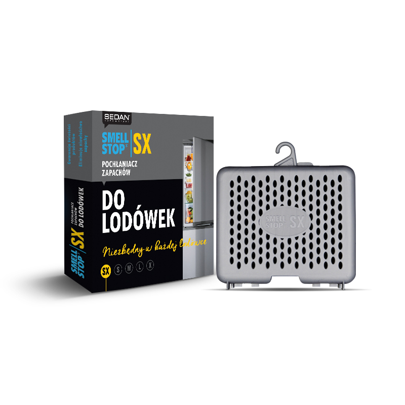 Najlepszy Pochłaniacz zapachów do lodówki SX nr 1 na rynku POLSKI PRODUCENT Marka Sedan