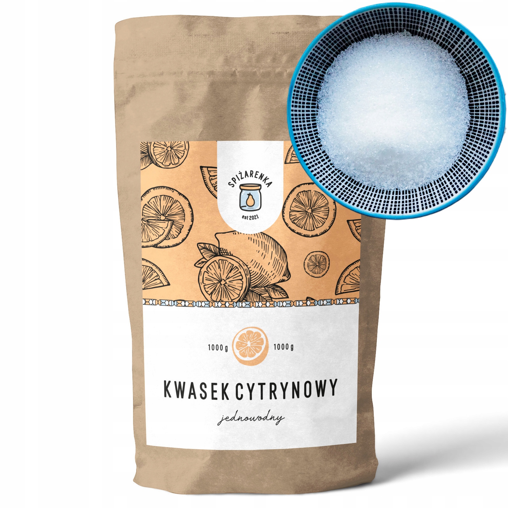 Levně 4X Kyselina Cytirová Kyselina potravinová 1 kg E330 čistý Velký Balíček