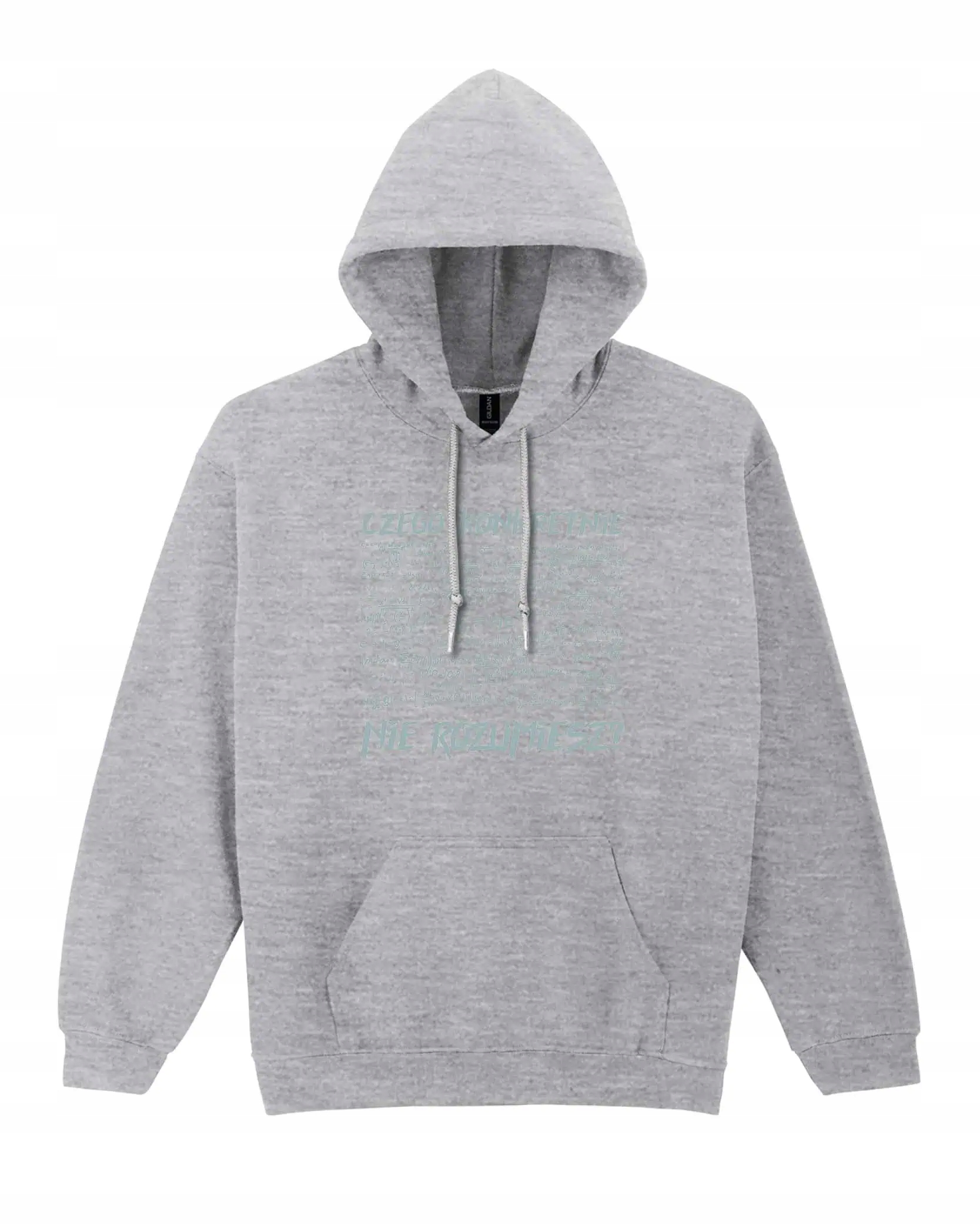 Mikina s kapucí Den učitelů Fyzika Vzory Dárek Šedá M