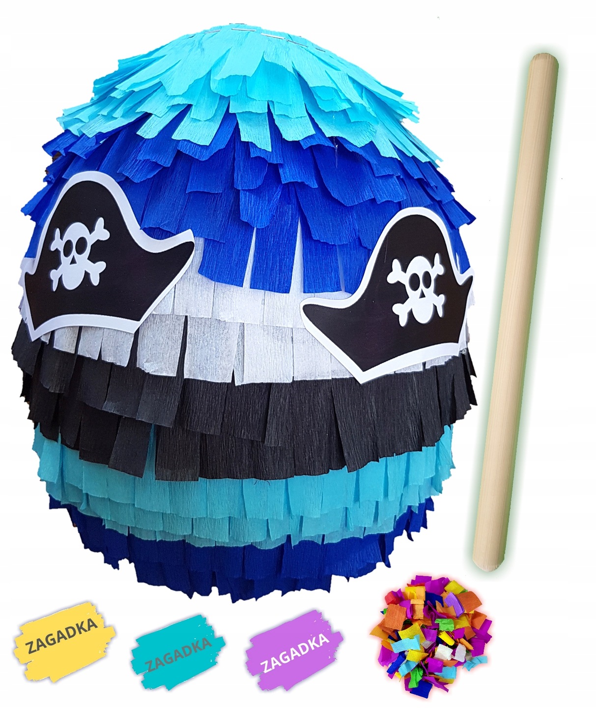 PINIATA PIRACKA NA URODZINY PINATA PIRAT + GRATISY