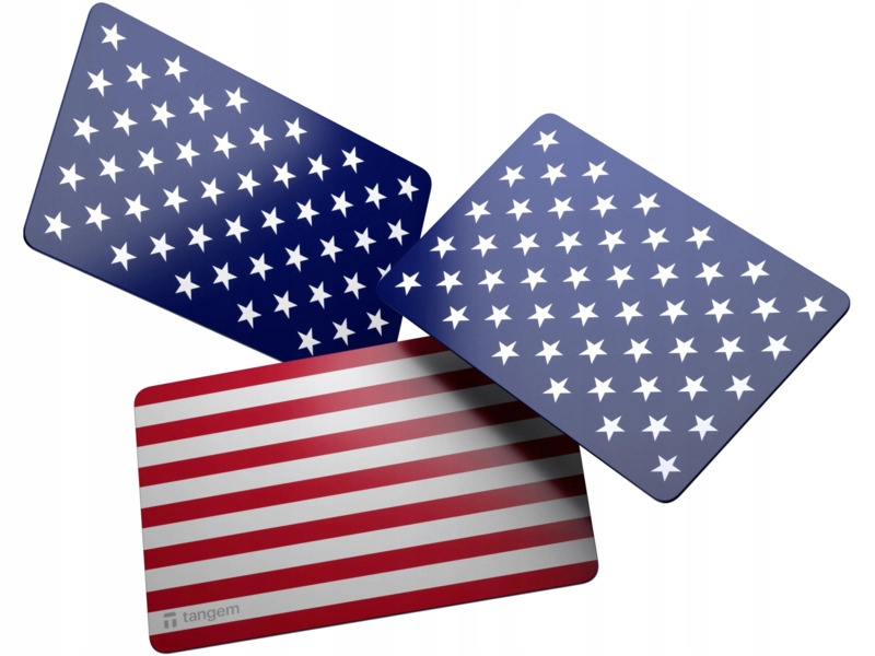 Portfel kryptowalut Tangem 3 Cards Set Usa Flag