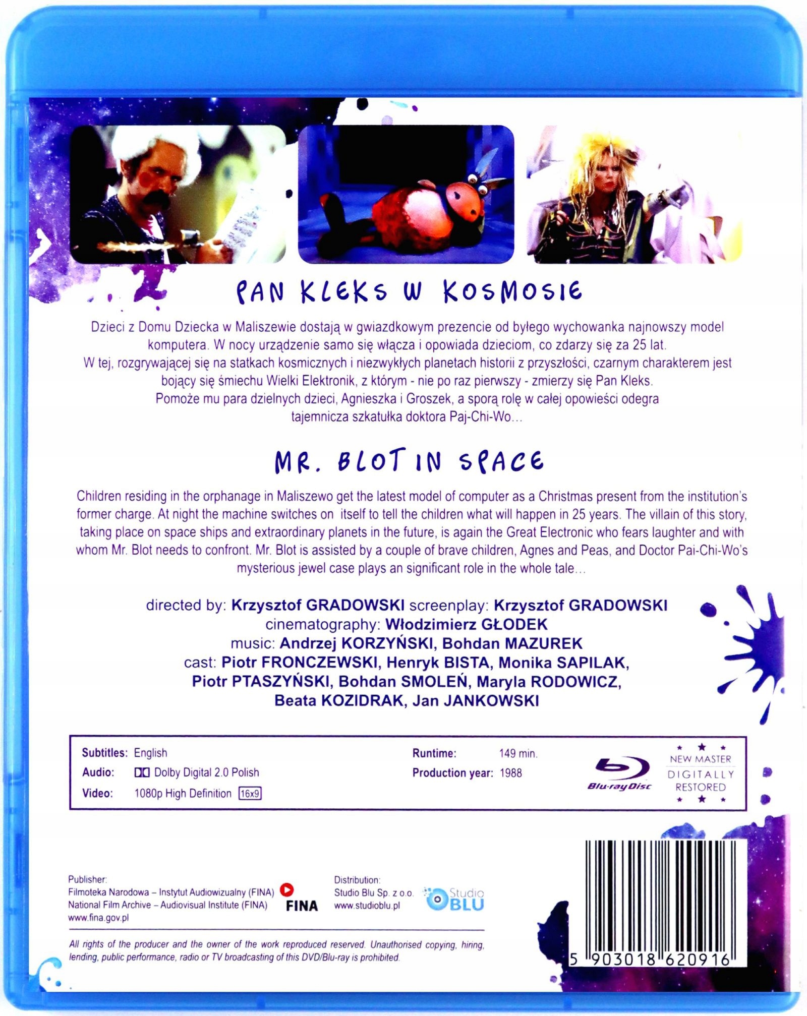 PAN KLEKS W KOSMOSIE (BLU-RAY) Gatunek przygodowe