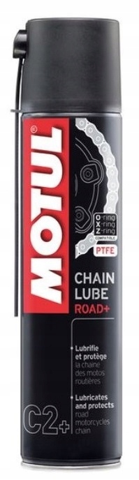 Motul C2+ Chain Lube Road Plus 400 ml biały smar do łańcucha