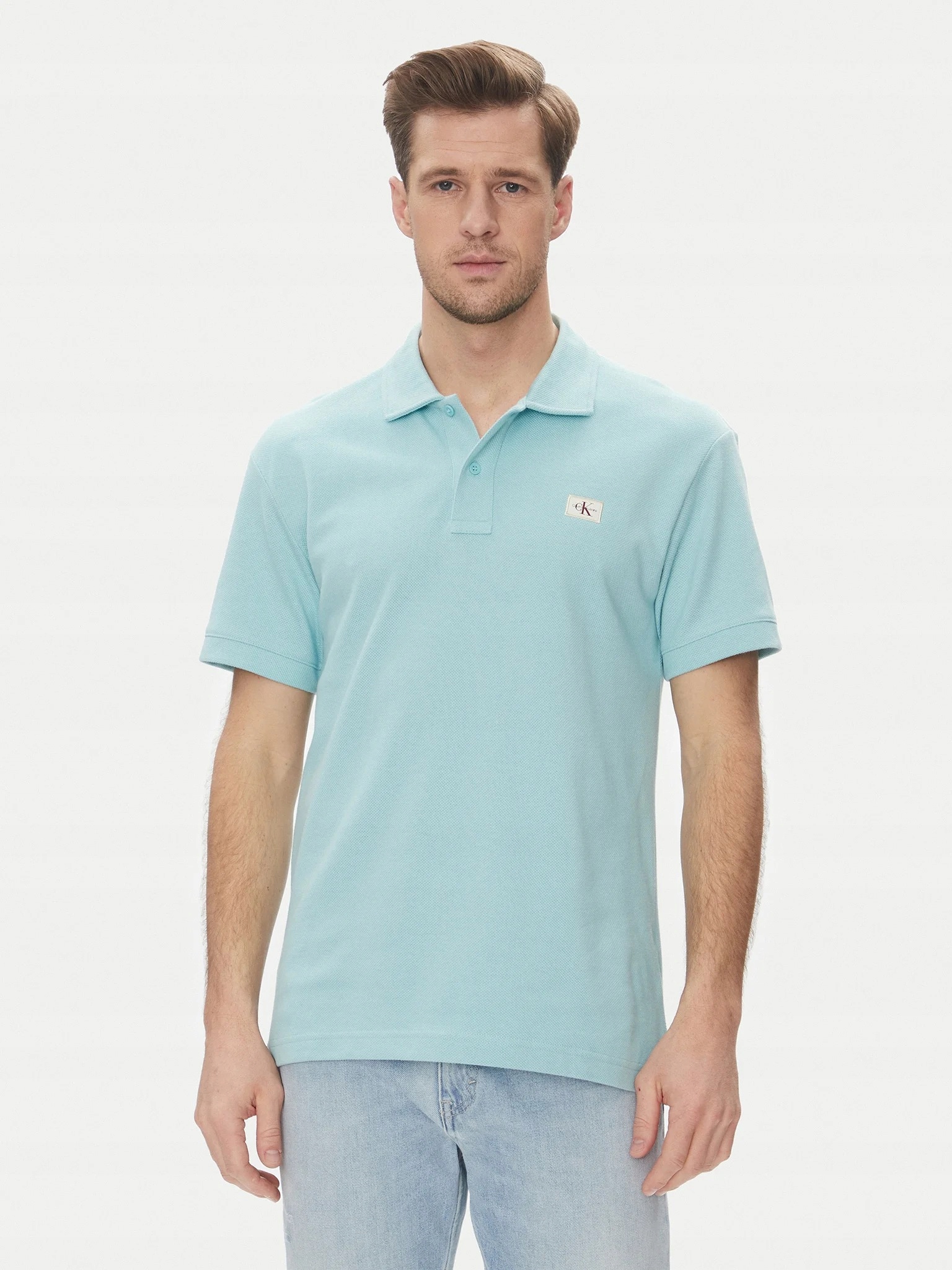 Tričko Calvin Klein Jeans Polo Fresh Mint J30J327040 Mrs R Xs