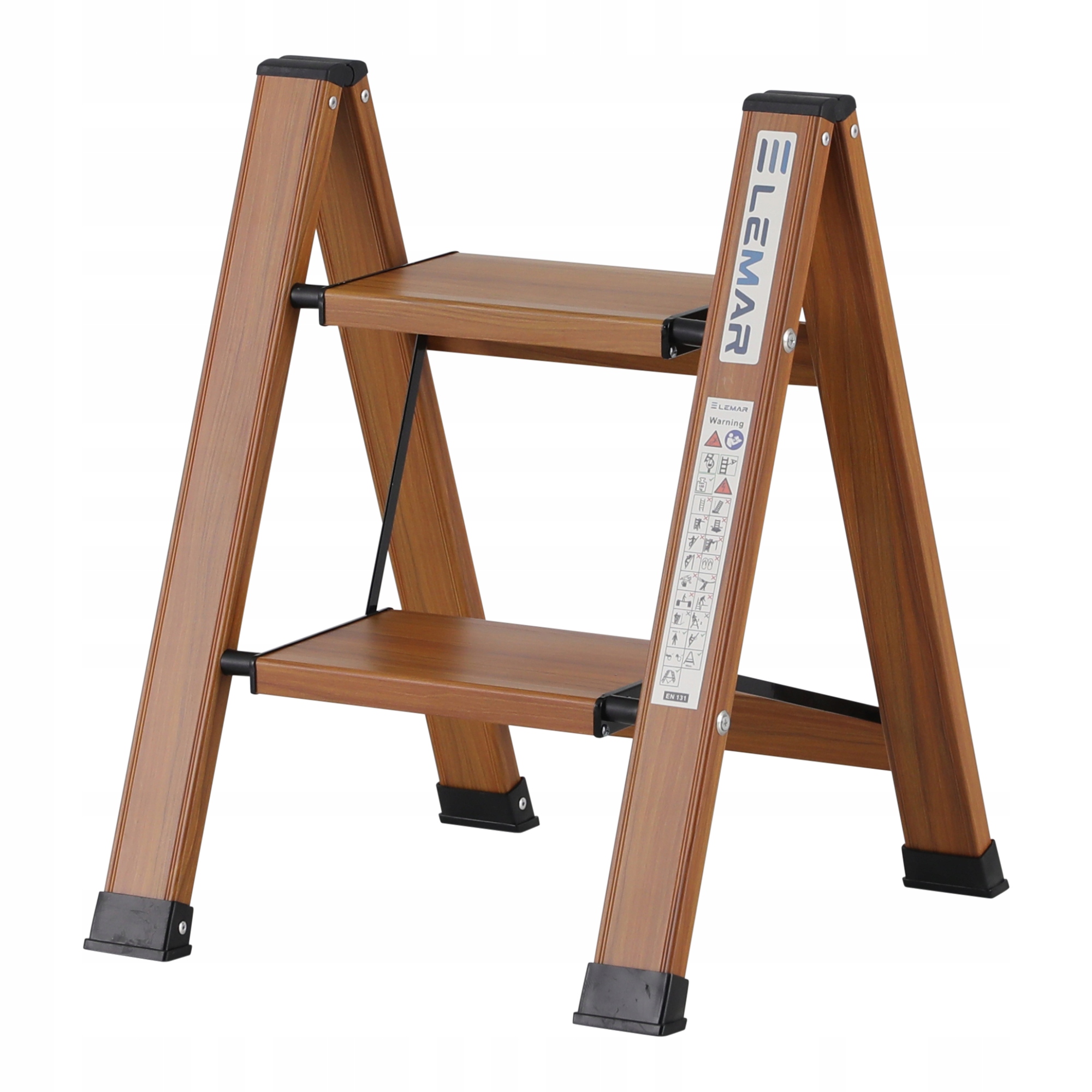 Žebřík 2-stupňový hliníkový skládací Slim Space-X Lemar 041302