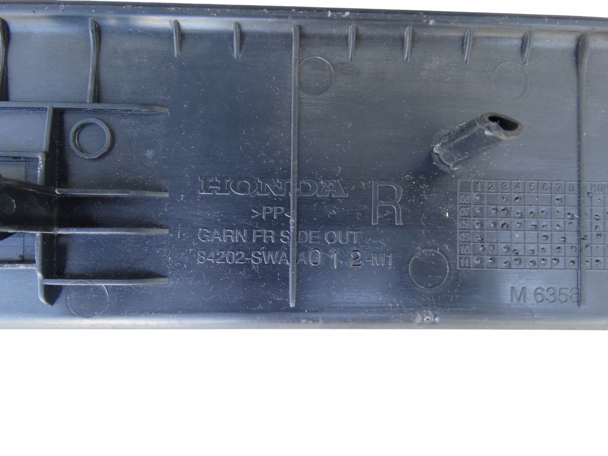 HONDA CR-V IV 4 (RM_) mouldings threshold x4 caps inner original