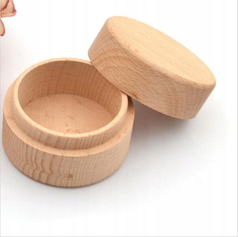 DREWNIANE PUDEŁKO NA PIERŚCIONKI OKRĄGŁE PROPOZYCJA Marka inny