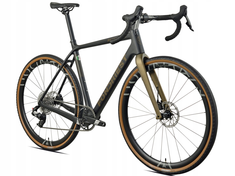 Rower gravel Fondriest Panther 1.0 Carbon Apex Axs M21 28 cali męski czarny