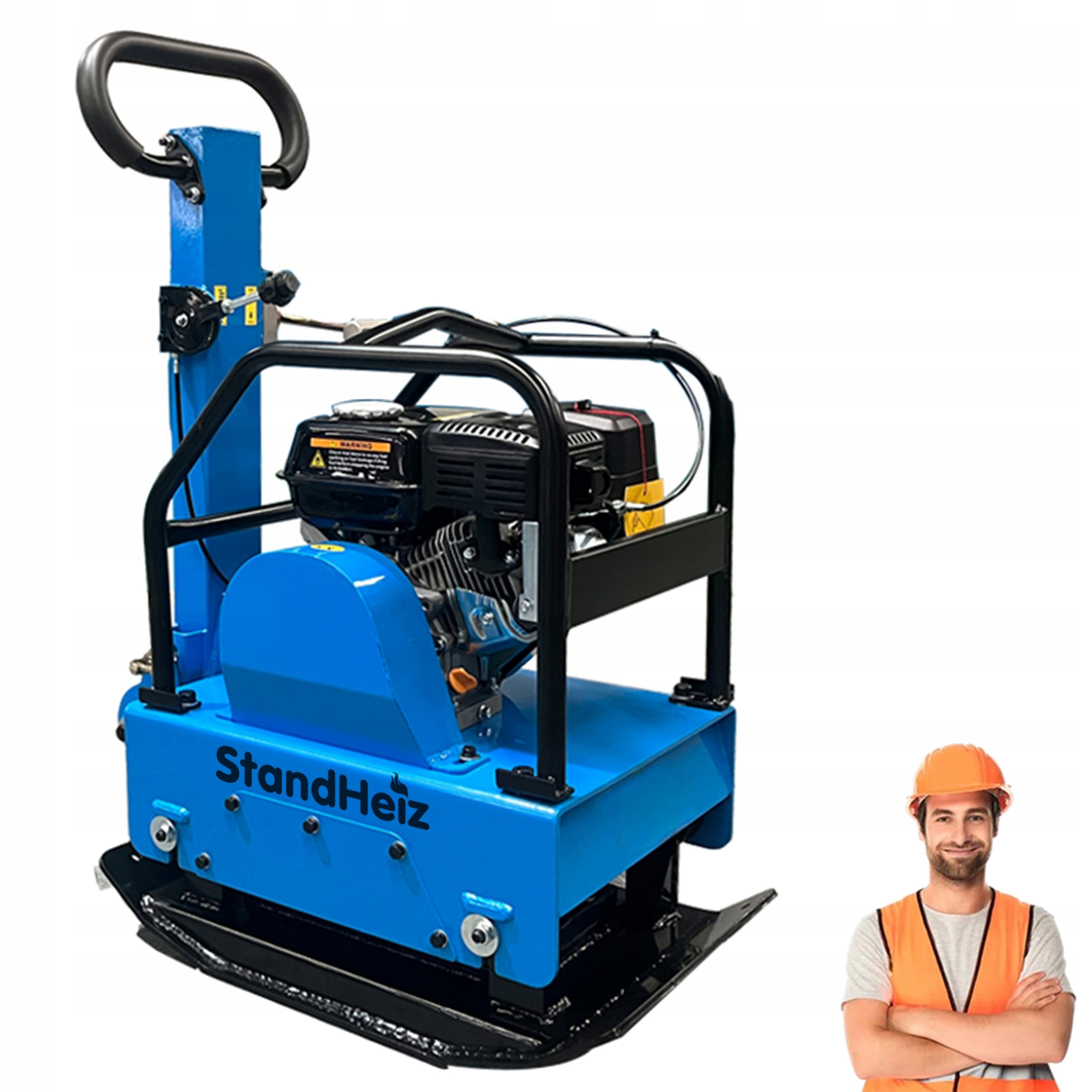 Desková zhutňovačka StandHeiz 170 Kg, motor Loncin 6,5 Hp, reverzní 30 Kn