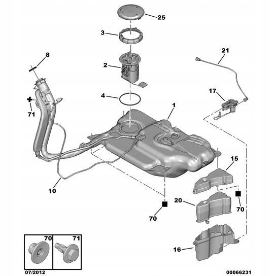 POMPA PŁYNU FAP DPF CITROEN C2 C3 II DS3 ORYGINAŁ EAN (GTIN) 9674028684