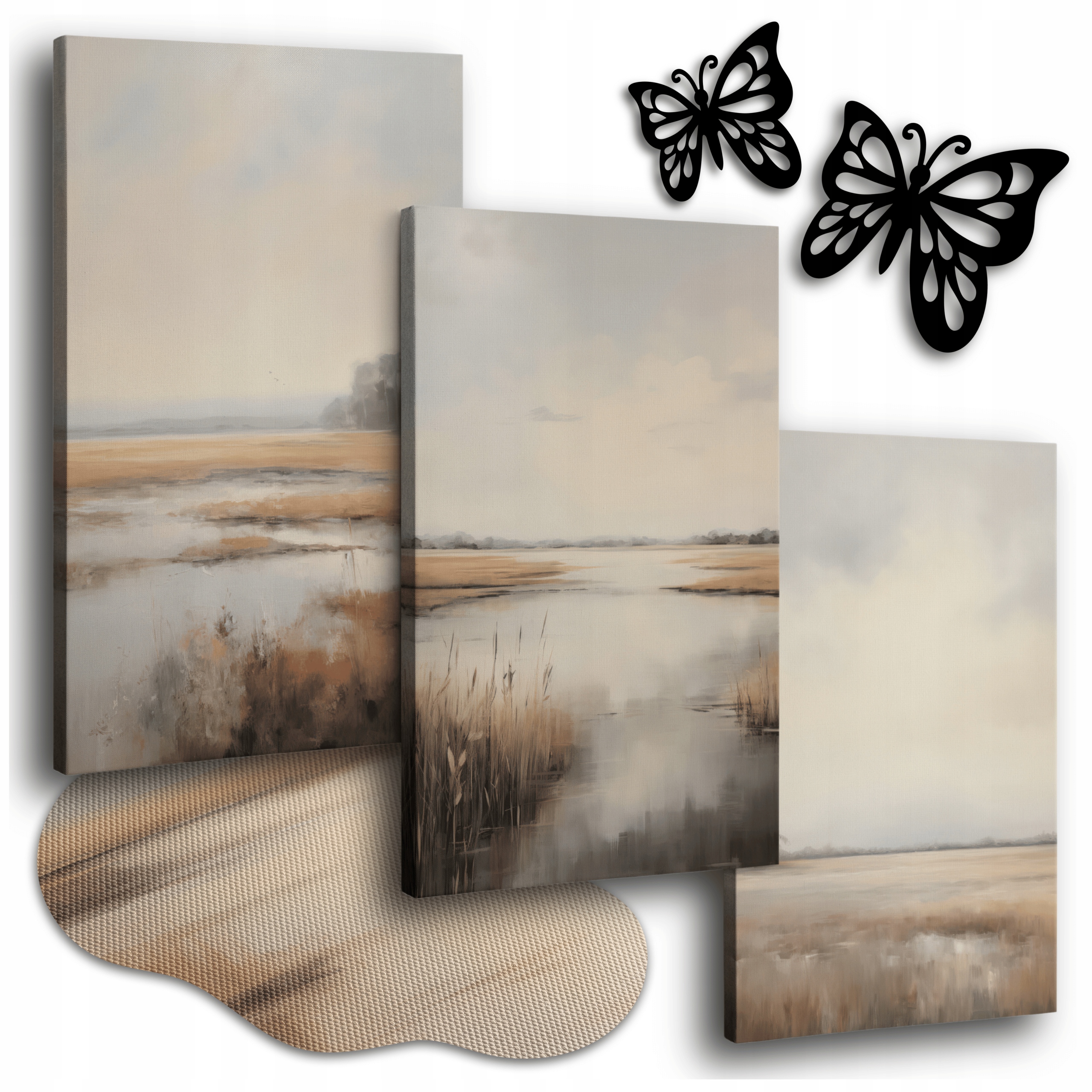 Obraz Na Plátně Pohled 120x50 cm Obrazy Do Obývacího Pokoje Krajina Řeka 3x