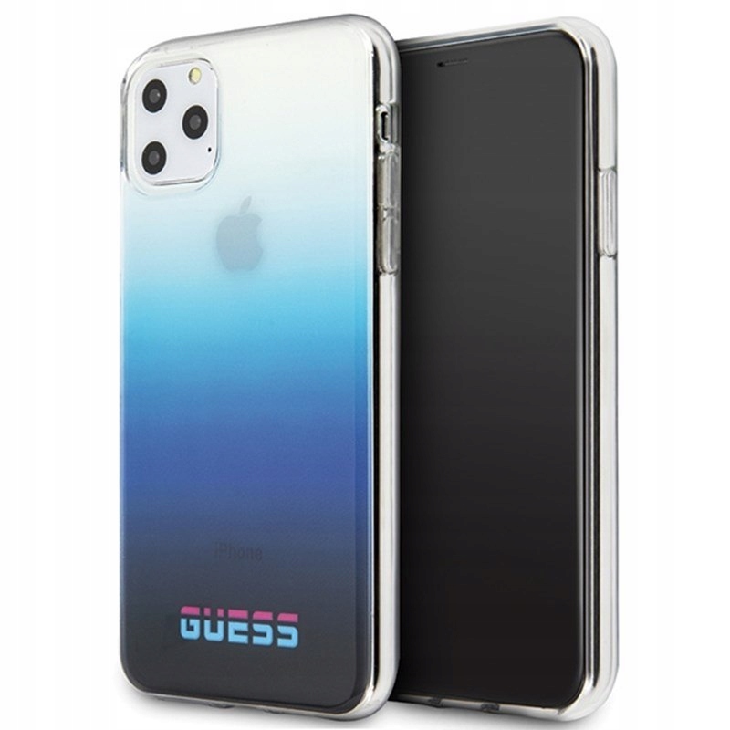 Etui Guess California na iPhone 11 Pro niebieskie Guess