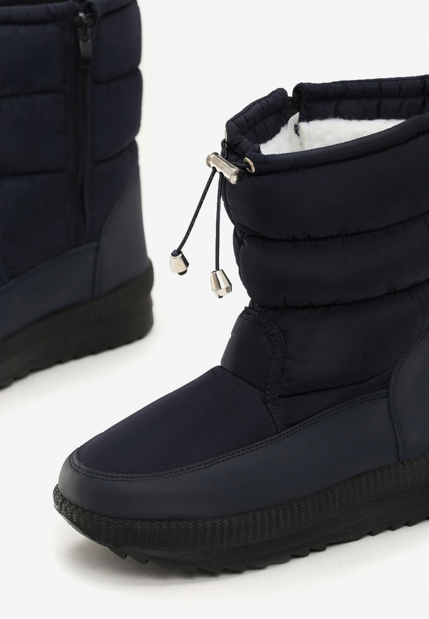 Born2Be Granatowe Śniegowce damskie 37 Zima Marka Born2be