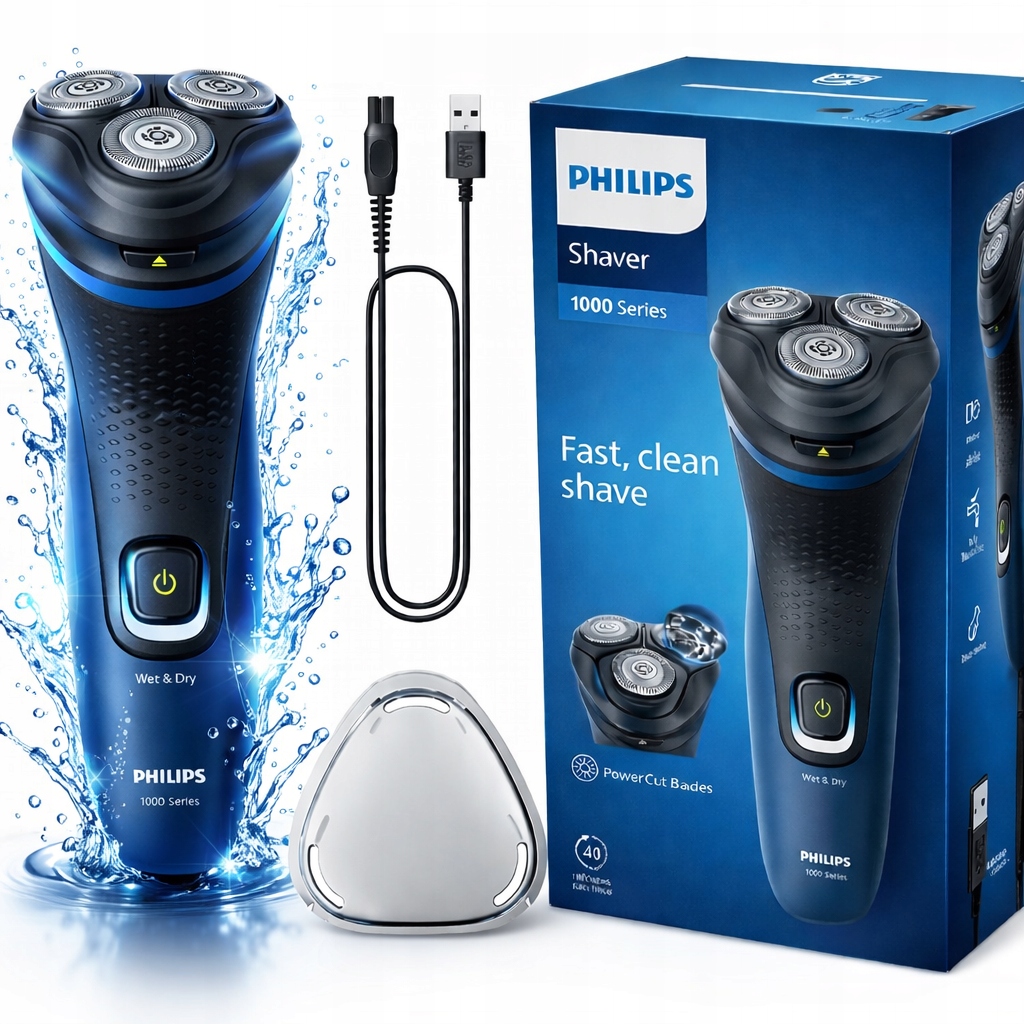 Elektryczna Maszynka Do Golenia Golarka Philips Mocna Uniwersalna