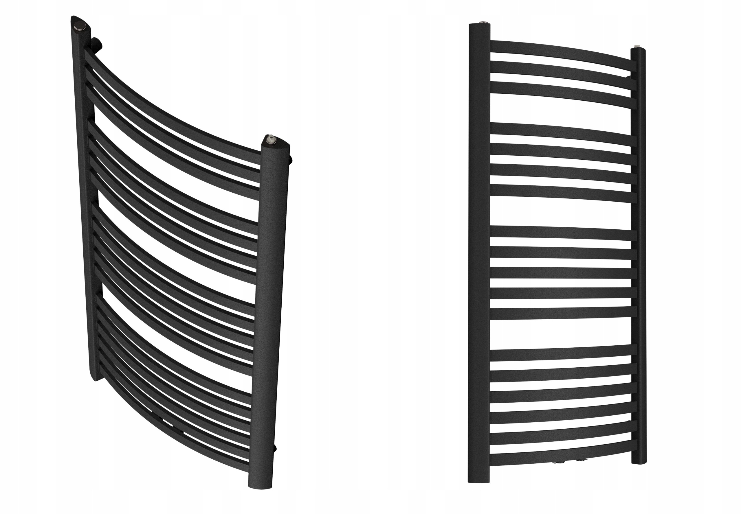 Kúpeľňový Radiátor Mei-m 950/570, Čierna Štruktúra