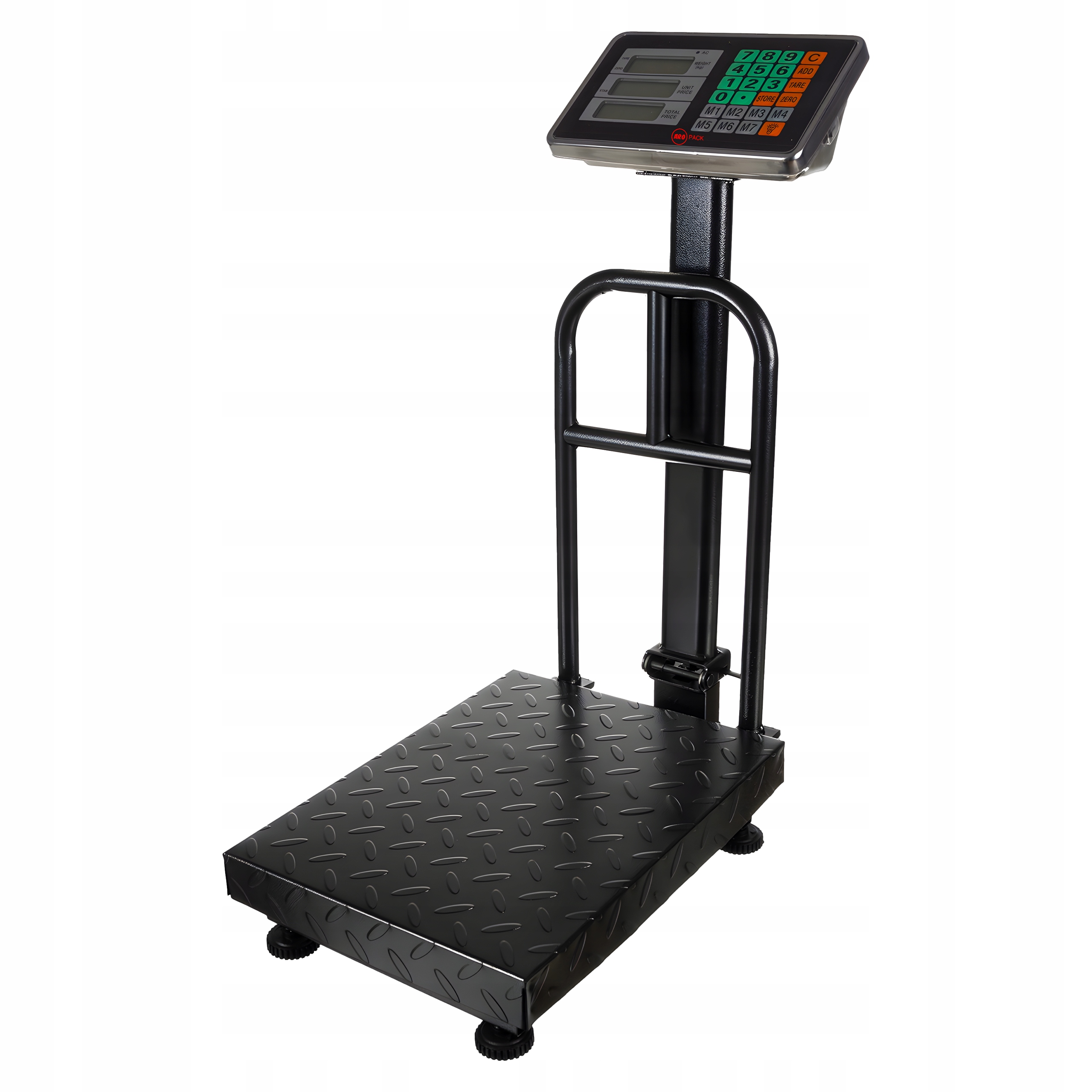 Elektronická skladová váha 150 kg Průmyslová plošinová ocelová Aro