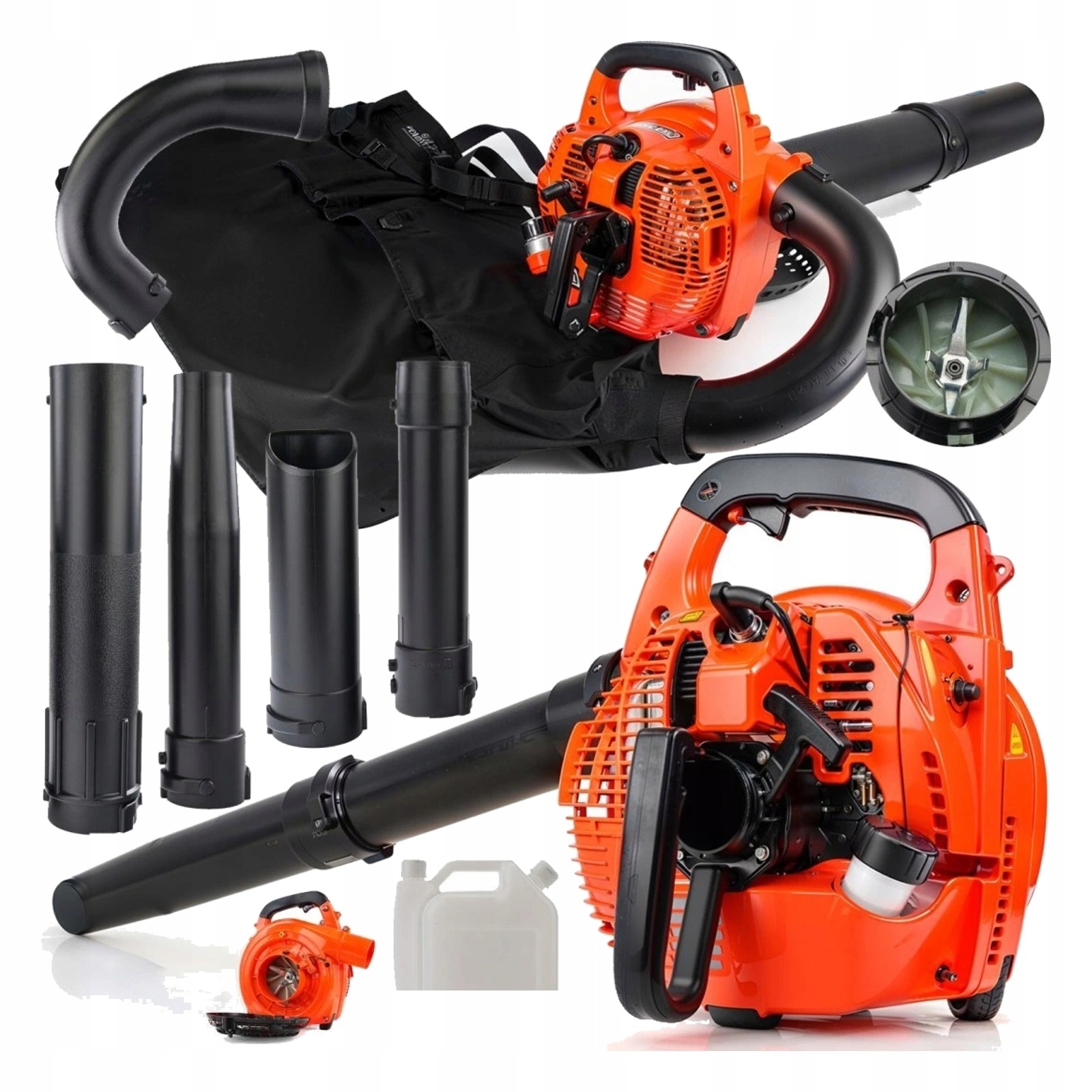 Ondragon Benzínový fukar listí 4v1 foukání vysávání drcení 3,9 Hp kufr