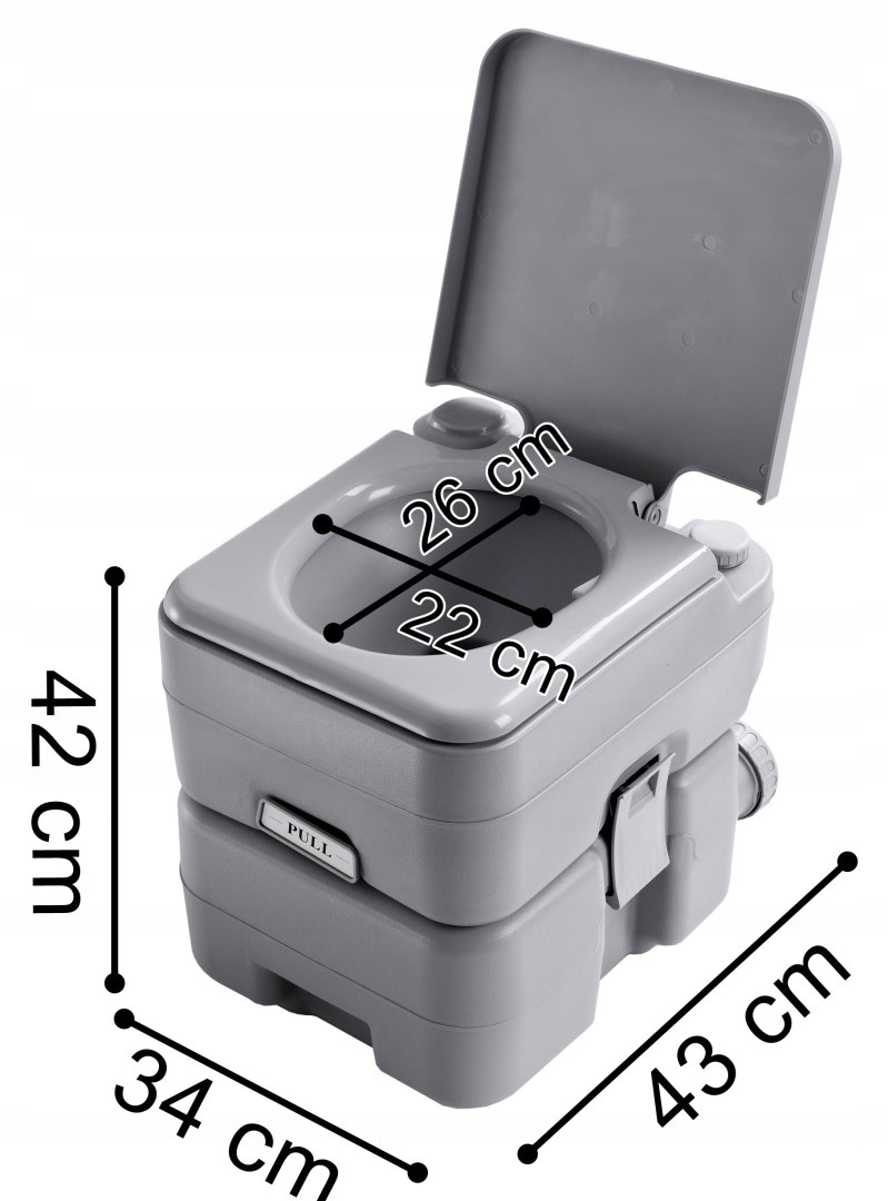 TOALETA PODRÓŻNA DO KAMPERA I PRZYCZEPY KEMPINGOWEJ Kod producenta 5905523060720