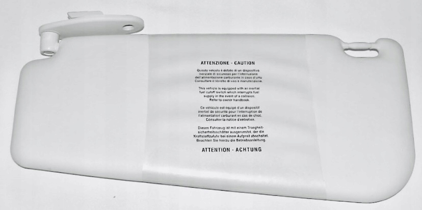 PUNTO II osłona PRZECIWSŁONECZNA daszek LEWY słonecznik słoneczna kierowcy