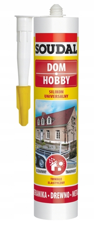 

Silikon Uniwersalny Soudal Dom Hobby Bezbarwny 280