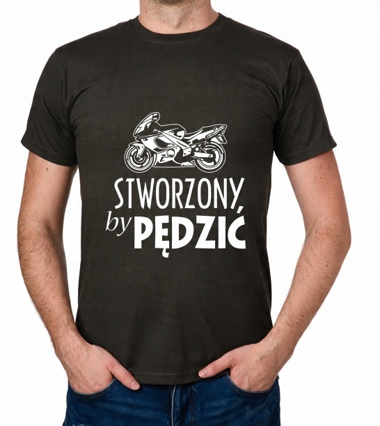 

koszulka Stworzony By Pędzić Motor Motocykl