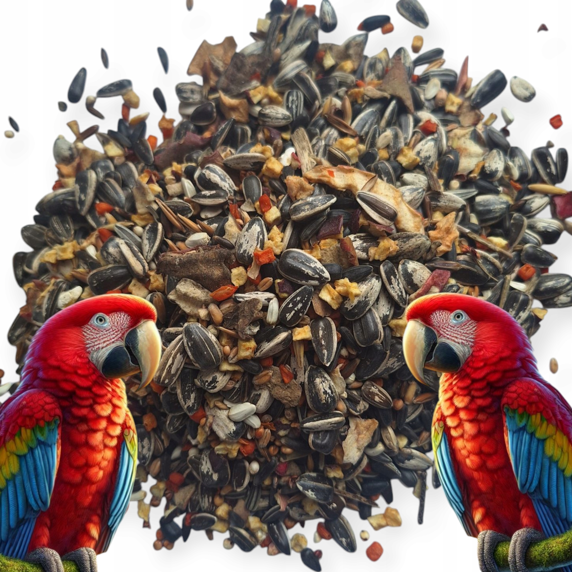 Levně Krmivo pro velké papoušky s jablky, 10 kg – směs pro kakadu, ary, žako