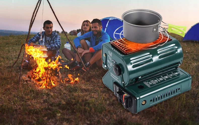 KUCHENKA PIECYK GAZOWY NA KARTUSZE CERAMICZNY Happy Home 2w1 1,3KW 4xGAZ Marka Happy Home