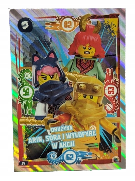 Karta Lego Ninjago Seria 9 Numer 081