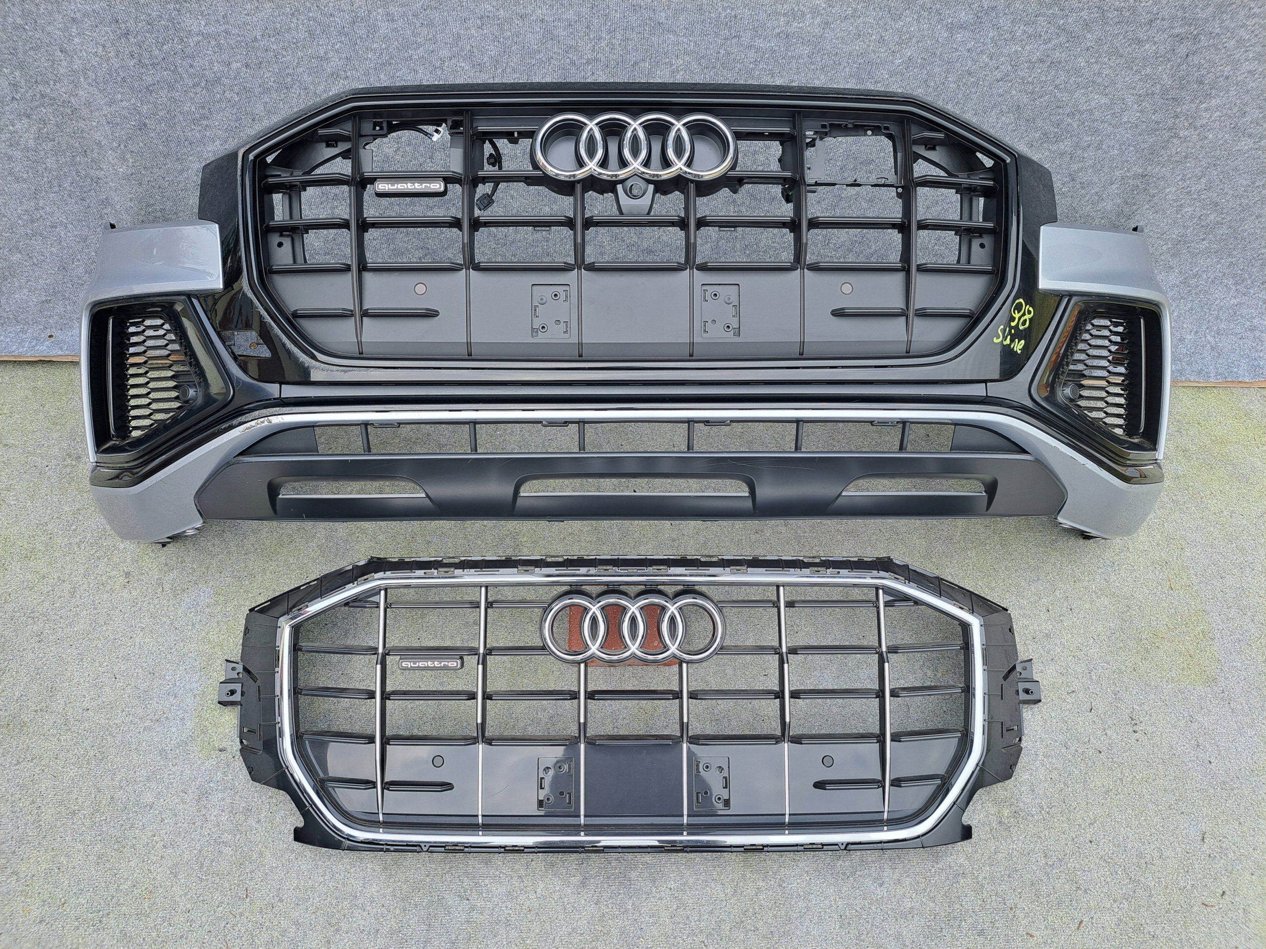 AUDI Q8 S-LINE ZDERZAK PRZÓD 4M8 4x PDC